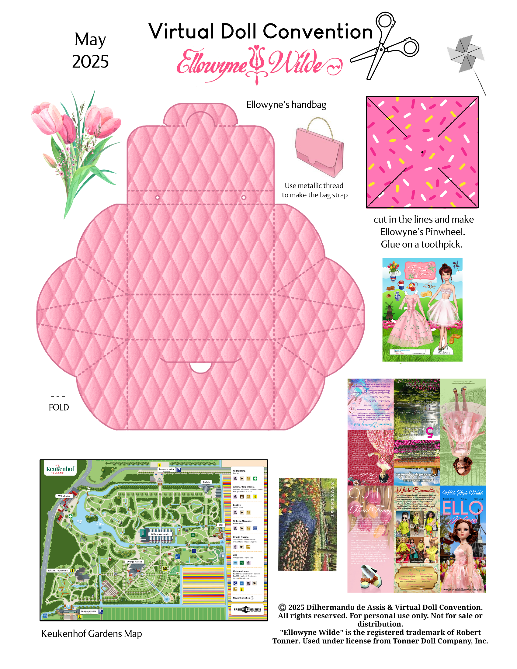An Afternoon in the Conservatory | Perennial Ennui Paper Doll Set